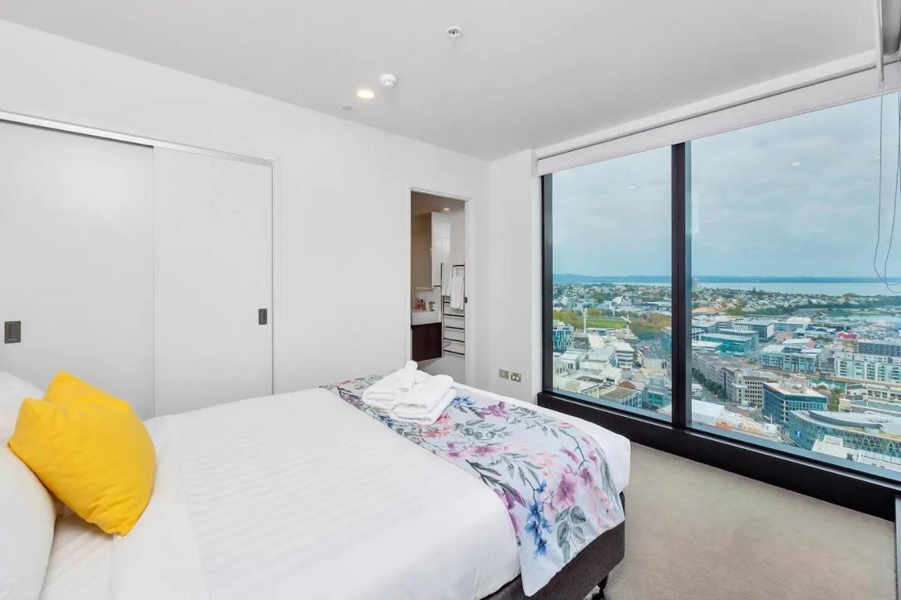 奥克兰Amazing Harbour, Skytower And Rangitoto Views公寓 外观 照片