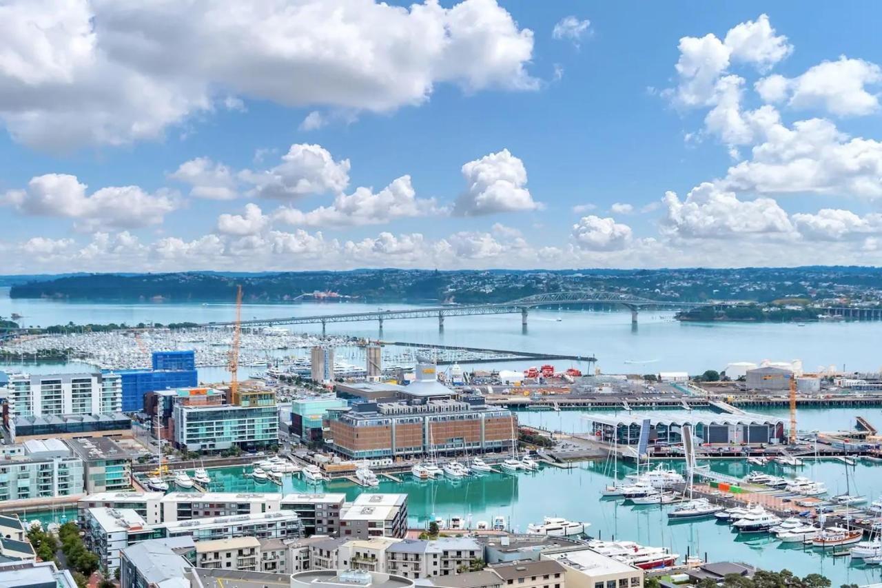 奥克兰Amazing Harbour, Skytower And Rangitoto Views公寓 外观 照片