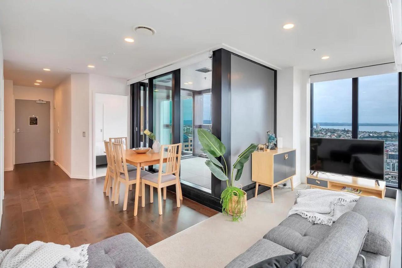奥克兰Amazing Harbour, Skytower And Rangitoto Views公寓 外观 照片