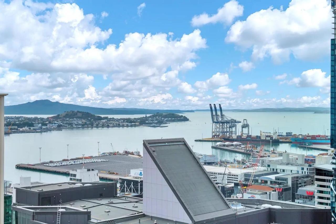 奥克兰Amazing Harbour, Skytower And Rangitoto Views公寓 外观 照片