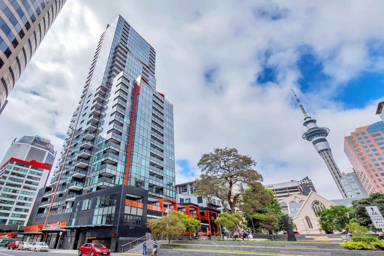 奥克兰Amazing Harbour, Skytower And Rangitoto Views公寓 外观 照片